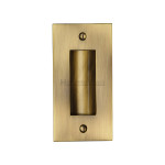 M Marcus Heritage Brass Flush Pull Handle 102 x 51mm